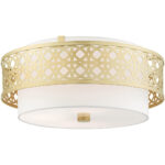 49864-33 4 Light Soft Gold Semi Flush-Lighting LumensSemi Flush