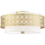 49864-33 4 Light Soft Gold Semi Flush-Lighting LumensSemi Flush