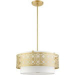 49865-33 4 Light Soft Gold Pendant Chandelier-Lighting LumensChandeliers