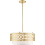 49865-33 4 Light Soft Gold Pendant Chandelier-Lighting LumensChandeliers