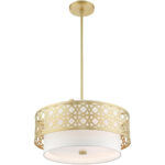 49865-33 4 Light Soft Gold Pendant Chandelier-Lighting LumensChandeliers