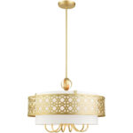 49866-33 7 Light Soft Gold Pendant Chandelier-Lighting LumensChandeliers