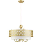 49866-33 7 Light Soft Gold Pendant Chandelier-Lighting LumensChandeliers