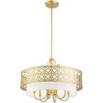 49866-33 7 Light Soft Gold Pendant Chandelier-Lighting LumensChandeliers