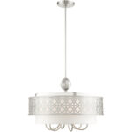 49866-91 7 Light Soft Gold Pendant Chandelier-Lighting LumensChandeliers