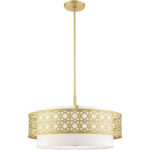 49870-33 5 Light Soft Gold Pendant Chandelier-Lighting LumensChandeliers