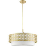 49870-33 5 Light Soft Gold Pendant Chandelier-Lighting LumensChandeliers