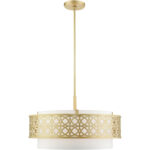 49870-33 5 Light Soft Gold Pendant Chandelier-Lighting LumensChandeliers