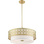 49870-33 5 Light Soft Gold Pendant Chandelier-Lighting LumensChandeliers