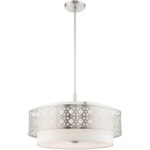 49870-91 5 Light Brushed Nickel Pendant Chandelier-Lighting LumensChandeliers