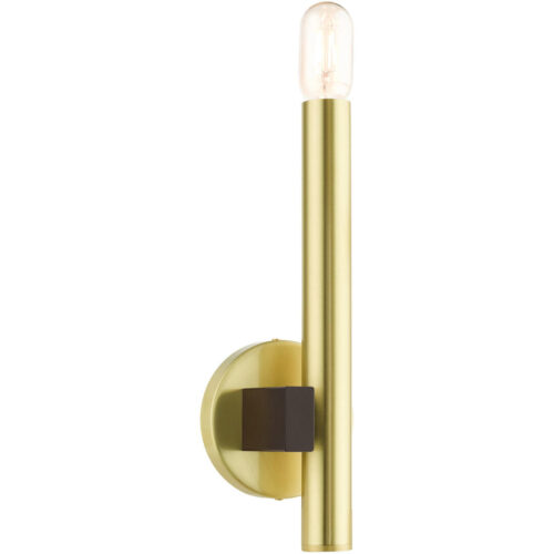 49991-12 1 Light Satin Brass ADA Single Sconce-Lighting LumensWall Sconces