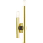 49992-12 2 Light Satin Brass ADA Double Sconce-Lighting LumensWall Sconces