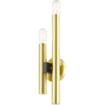 49992-12 2 Light Satin Brass ADA Double Sconce-Lighting LumensWall Sconces