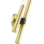 49992-12 2 Light Satin Brass ADA Double Sconce-Lighting LumensWall Sconces