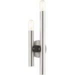 49992-91 2 Light Brushed Nickel ADA Double Sconce-Lighting LumensWall Sconces