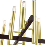 49999-12 12 Light Satin Brass Chandelier-Lighting LumensChandeliers