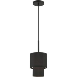 50271-04 1 Light Black Mini Pendant-Lighting LumensPendant Lights