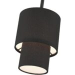 50271-04 1 Light Black Mini Pendant-Lighting LumensPendant Lights