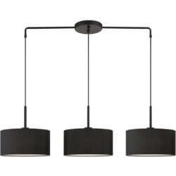 50273-04 3 Light Black Large Linear Chandelier-Lighting LumensChandeliers