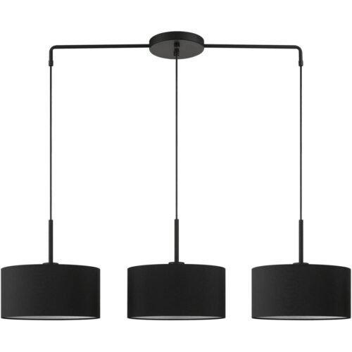 50273-04 3 Light Black Large Linear Chandelier-Lighting LumensChandeliers