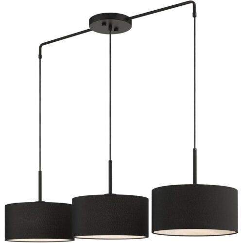 50273-04 3 Light Black Large Linear Chandelier-Lighting LumensChandeliers