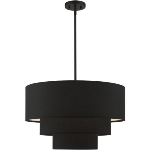 50274-04 4 Light Black Pendant Chandelier-Lighting LumensChandeliers