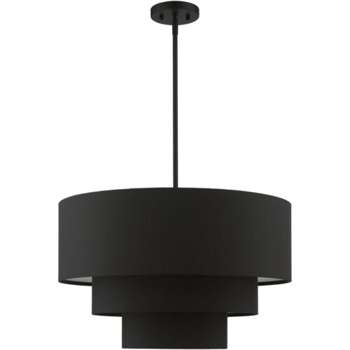 50274-04 4 Light Black Pendant Chandelier-Lighting LumensChandeliers