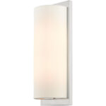 6 inch 2 Light Brushed Nickel Wall Sconce with Hand Crafted Off-White Fabric Hardback Shade Shade-Lighting LumensWall Sconces