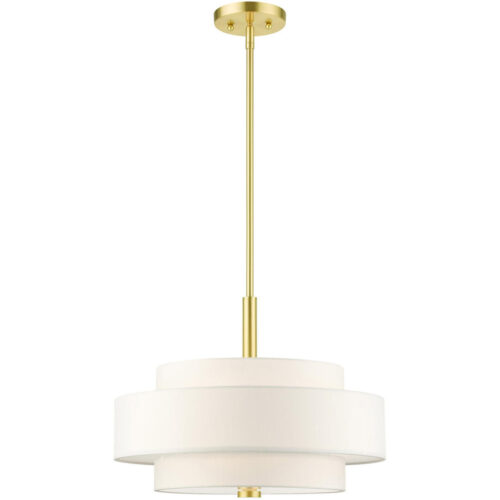 50874-12 4 Light Satin Brass Chandelier-Lighting LumensChandeliers