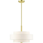 50874-12 4 Light Satin Brass Chandelier-Lighting LumensChandeliers