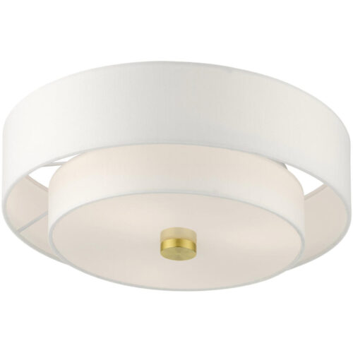 51044-12 3 Light Satin Brass Semi Flush-Lighting LumensSemi Flush