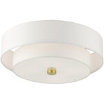 51045-12 4 Light Satin Brass Semi Flush-Lighting LumensSemi Flush