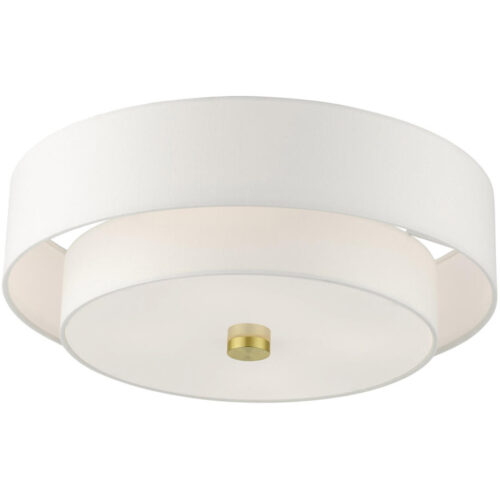 51045-12 4 Light Satin Brass Semi Flush-Lighting LumensSemi Flush