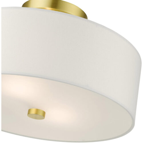 51053-12 2 Light Satin Brass Semi Flush-Lighting LumensSemi Flush