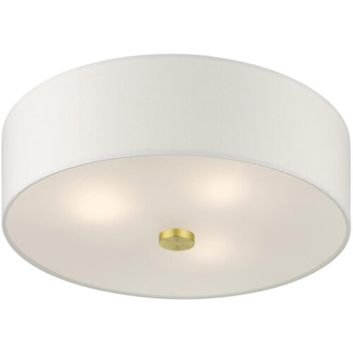 51054-12 3 Light Satin Brass Semi Flush-Lighting LumensSemi Flush