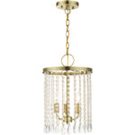 51060-01 3 Light Antique Brass Pendant Chandelier-Lighting LumensChandeliers