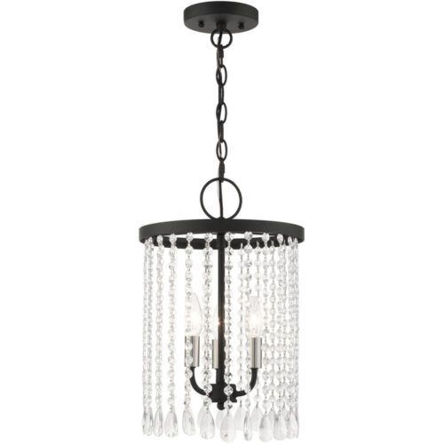 51060-04 3 Light Black Pendant Chandelier-Lighting LumensChandeliers