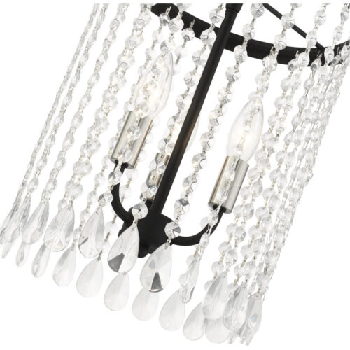 51060-04 3 Light Black Pendant Chandelier-Lighting LumensChandeliers