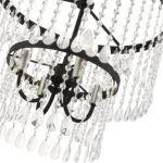 51064-04 4 Light Black Pendant Chandelier-Lighting LumensChandeliers