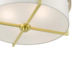 51074-12 3 Light Satin Brass  Semi Flush-Lighting LumensSemi Flush