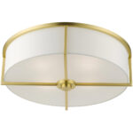 51075-12 4 Light Satin Brass  Semi Flush-Lighting LumensSemi Flush