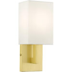 51101-12 1 Light Satin Brass ADA Sconce-Lighting LumensWall Sconces