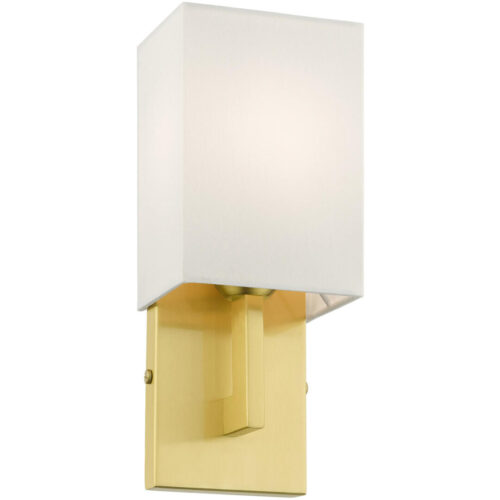 51101-12 1 Light Satin Brass ADA Sconce-Lighting LumensWall Sconces