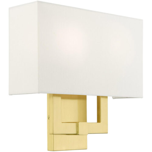 51103-12 2 Light Satin Brass ADA Sconce-Lighting LumensWall Sconces