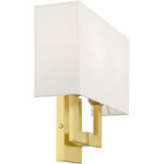 51103-12 2 Light Satin Brass ADA Sconce-Lighting LumensWall Sconces