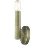 51131-01 1 Light Antique Brass ADA Sconce-Lighting LumensWall Sconces