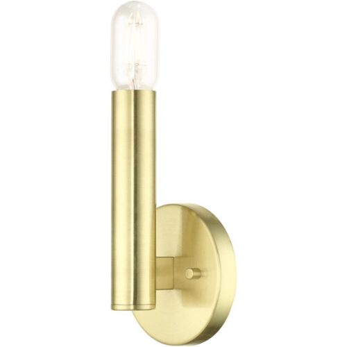 51131-12 1 Light Satin Brass ADA Sconce-Lighting LumensWall Sconces