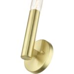 51131-12 1 Light Satin Brass ADA Sconce-Lighting LumensWall Sconces