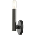 51131-46 1 Light Black Chrome ADA Sconce-Lighting LumensWall Sconces