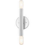 51132-05 2 Light Polished Chrome ADA Sconce-Lighting LumensWall Sconces